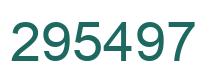 Número 295497 imagen verde