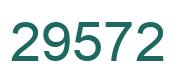 Number 29572 green image