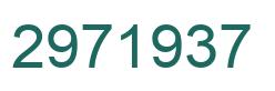 Número 2971937 imagen verde