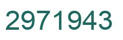 Número 2971943 imagen verde
