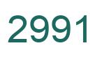 Number 2991 green image
