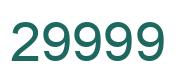 Number 29999 green image