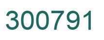 Number 300791 green image