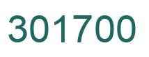 Number 301700 green image