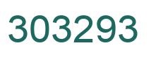 Number 303293 green image