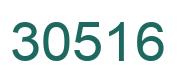 Number 30516 green image