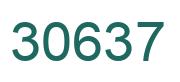 Number 30637 green image