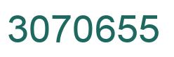 Number 3070655 green image