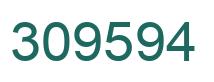 Número 309594 imagen verde