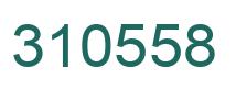 Number 310558 green image