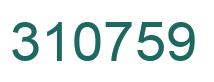 Número 310759 imagen verde