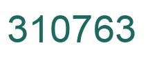 Number 310763 green image
