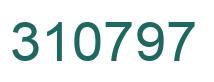 Number 310797 green image