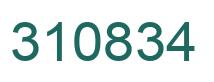 Número 310834 imagen verde