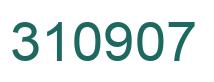 Number 310907 green image