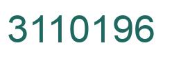 Número 3110196 imagen verde