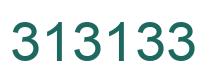 Number 313133 green image