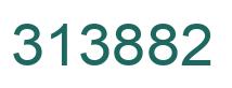 Number 313882 green image