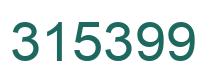 Número 315399 imagen verde