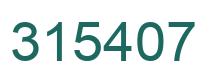Número 315407 imagen verde