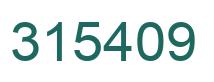 Número 315409 imagen verde