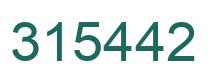Número 315442 imagen verde