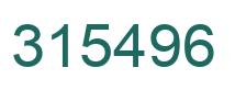 Número 315496 imagen verde
