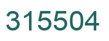 Número 315504 imagen verde