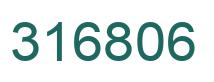 Number 316806 green image