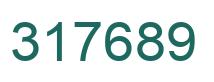 Número 317689 imagen verde