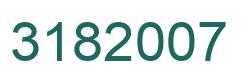 Número 3182007 imagen verde