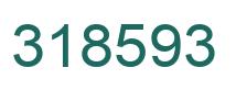 Number 318593 green image