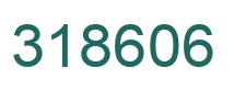 Number 318606 green image