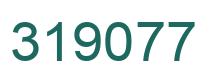 Number 319077 green image