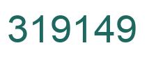 Number 319149 green image