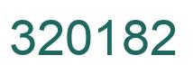 Number 320182 green image