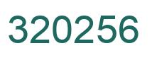 Número 320256 imagen verde