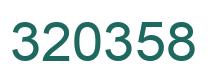 Número 320358 imagen verde