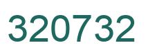 Número 320732 imagen verde