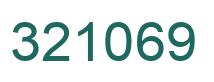 Number 321069 green image