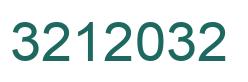 Number 3212032 green image