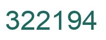 Número 322194 imagen verde