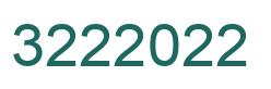 Number 3222022 green image