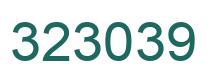Número 323039 imagen verde