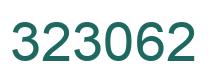 Number 323062 green image