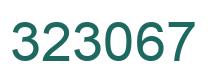 Número 323067 imagen verde