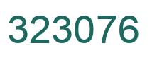 Número 323076 imagen verde