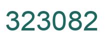 Number 323082 green image