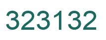 Number 323132 green image