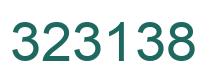 Number 323138 green image